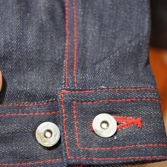 Esco Denim Jean Jacket Y2K 90s Hip Hop Streetwear Jacket 3XL - Picture 11 of 15